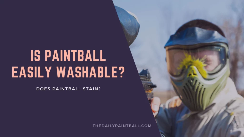 Does paintball stain